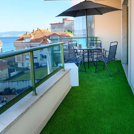 Appartamento Galihost - Jupiter, Con Terraza Con Vistas Al Mar Sanxenxo